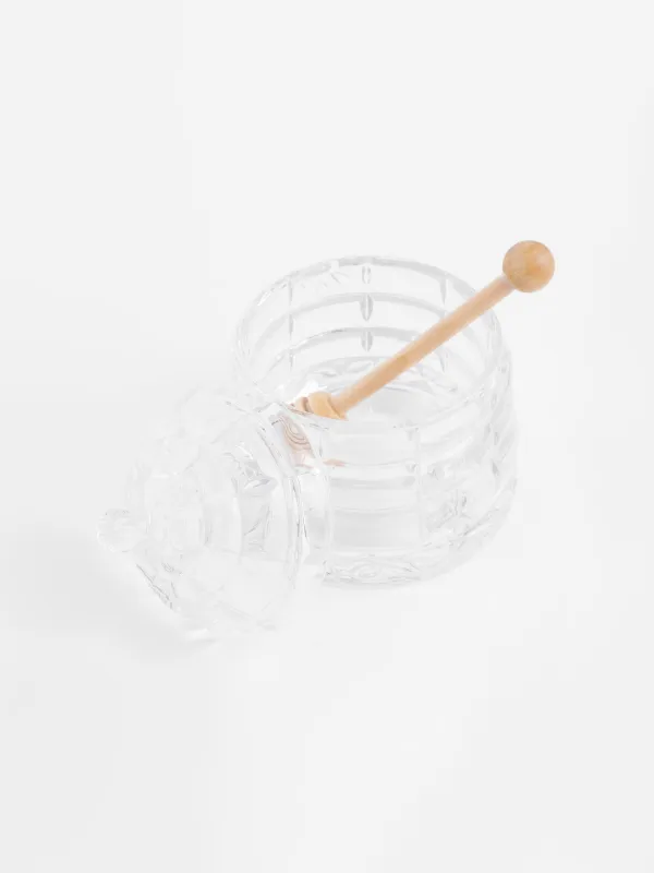 Балға арналған банкі, 290 мл, қасық, шыны Р/ағаш, Өрнектер, Honey, image-2