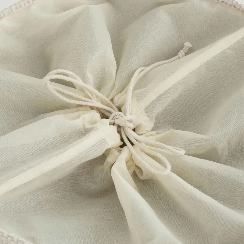 Іш киімді сақтауға арналған сөмке, 55х36 см, тұтқалары бар, полиэстер, дөңгелек, сүт түстес, Laundry, image-4