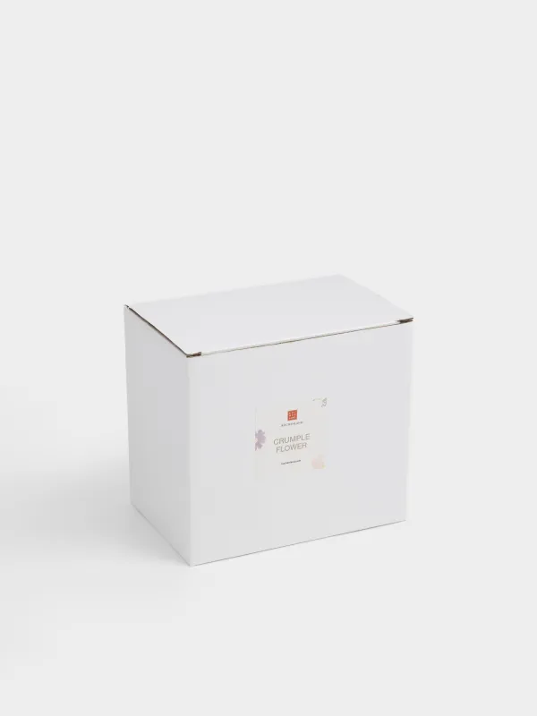 Саптыаяқ, 420 мл, керамика, сүт түстес, Гүлдер, Crumple flower, image-4