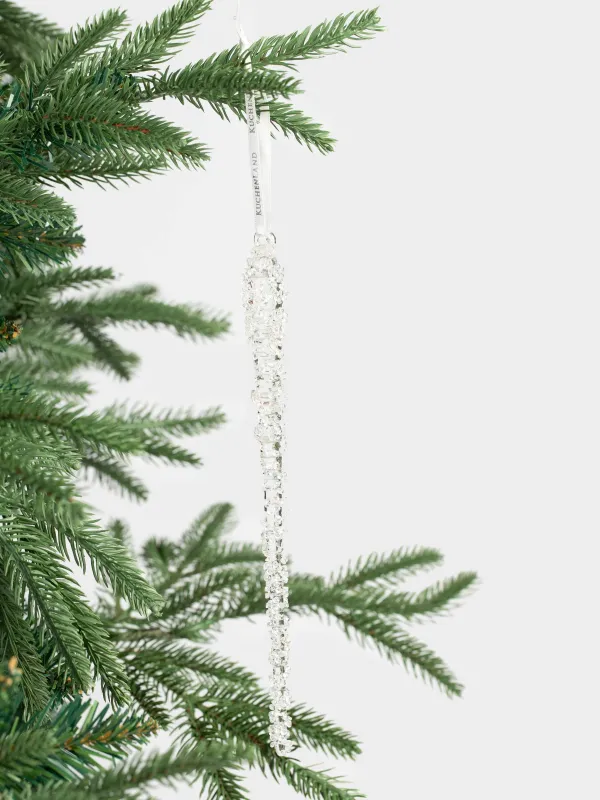 Шырша ойыншығы, 24 см, шыны, Хрусталь мұз, Figure sparkle, image-2