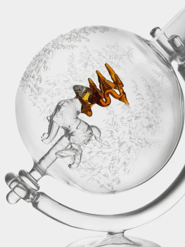 Графин, 650 мл, на подставке, Глобус с оленем, Bar, image-1