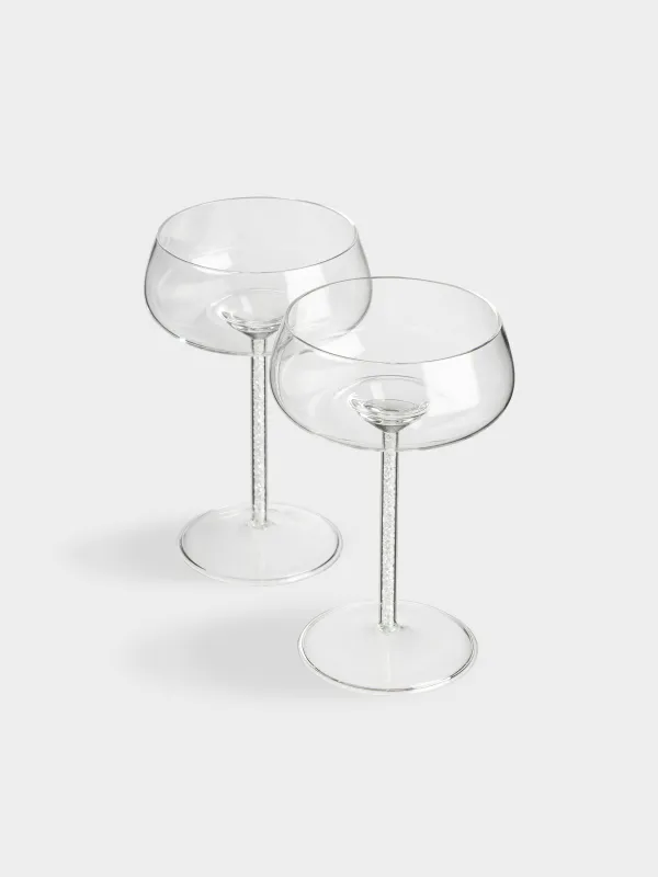 Шампан бокалы, 270 мл, 2 дана, шыны Б/страздар, Sorento crystal, image-2