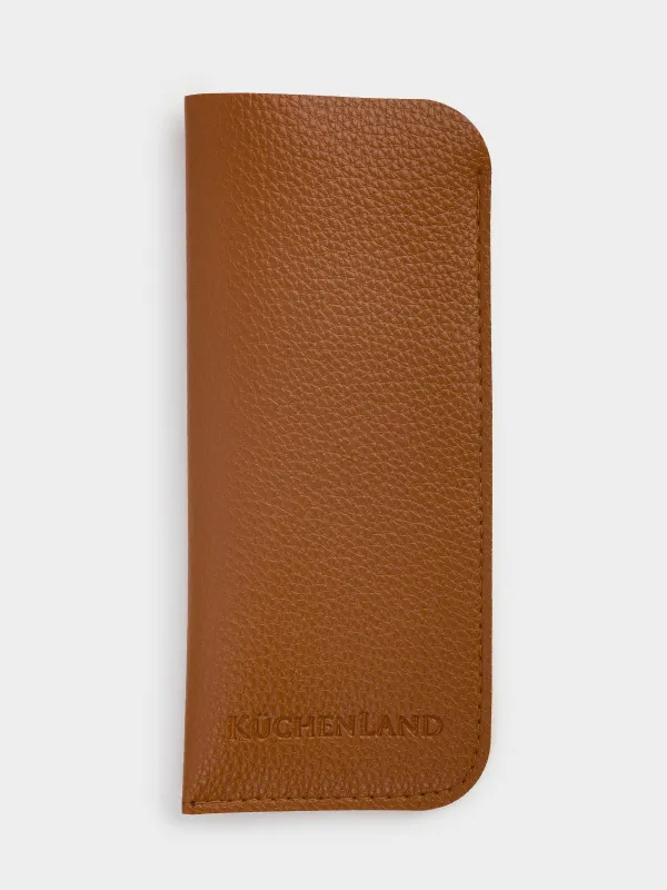 Көзілдіріктерге арналған қорап, 18x8 см, полиуретан, қоңыр, Memo, image-0