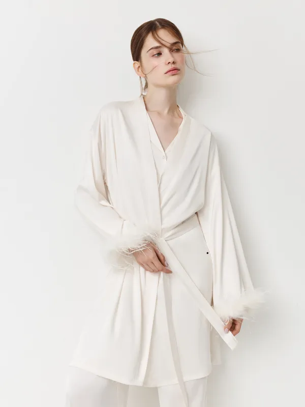 Халат женский, с длинным рукавом, Adria, image-0