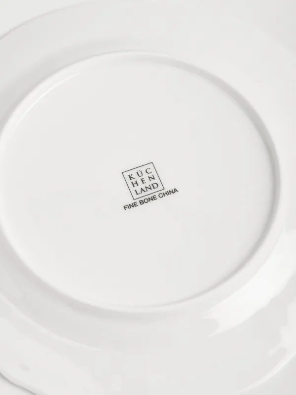 Тарелка закусочная, 20 см, Кролик гжель, Tradition Easter, image-3