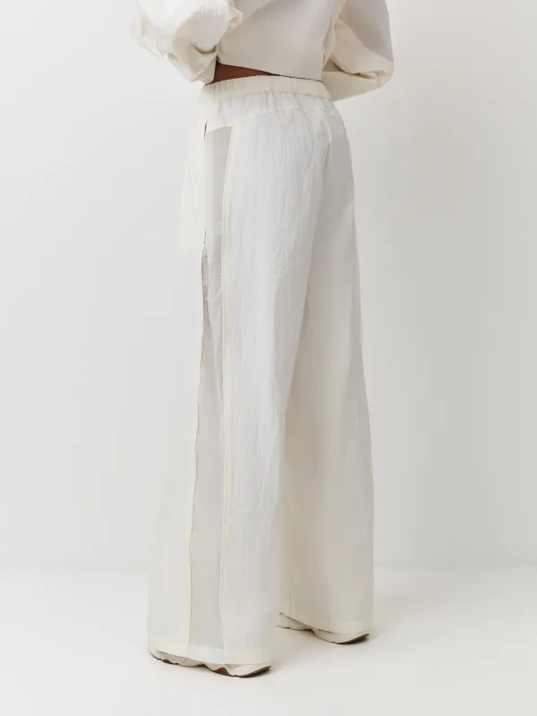 Әйелдер шалбары, өлшемі XS, нейлон К, сүт түстес, Crispina, image-3