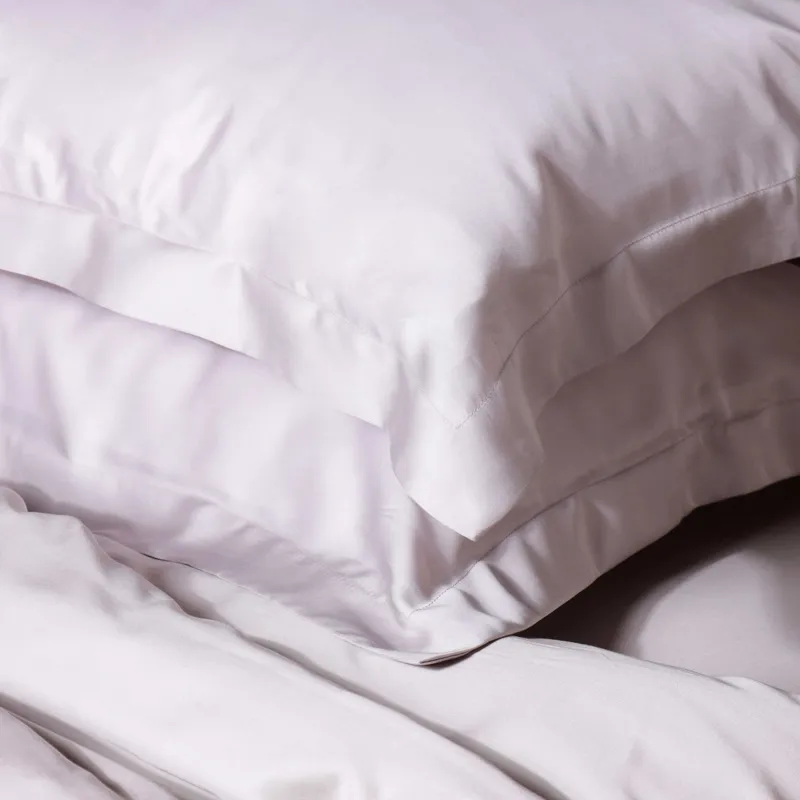 Жастық қап, 50х70 см, 2 дана, тенсель 300 ТС, сұр, Tencel, image-2