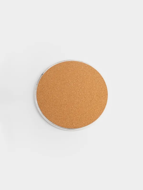 Ыстыққа арналған тұғыр, 20 см, керамика/тығын, дөңгелек, ақ, Лимондар мен жапырақтар, Sicily, image-3