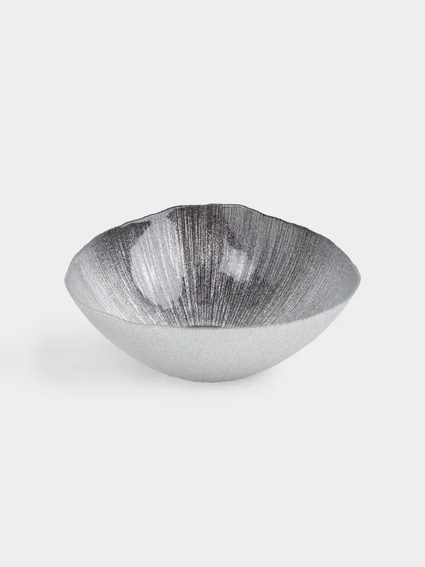 Салатник, 24х9 см, 1,7 л, стекло, серебристо-серый, Angle, image-4