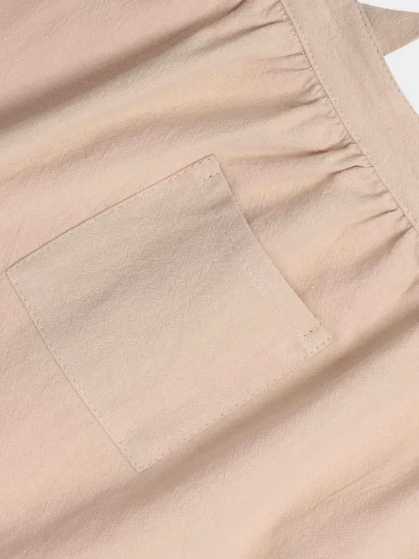 Фартук-платье детский, 57х56 см, хлопок, бежевый, Vintage kitchen, image-3