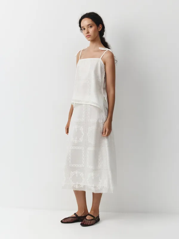 Әйелдер блузасы, өлшемі XS, белдіктері бар, тенсель/полиэстер К, сүт түстес, Lysandra, image-1