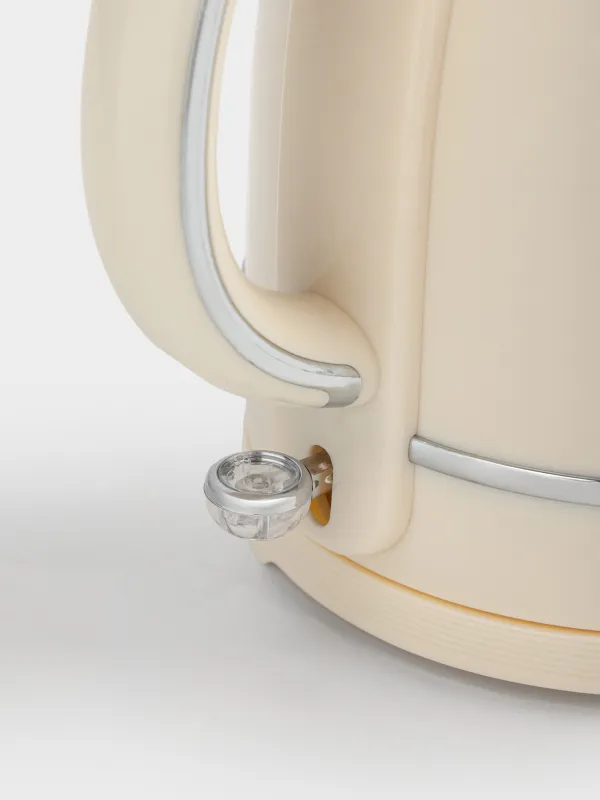 Чайник электрический, 1,5 л, 1350 Вт, сталь/пластик, молочный, Vintage kitchen, image-4