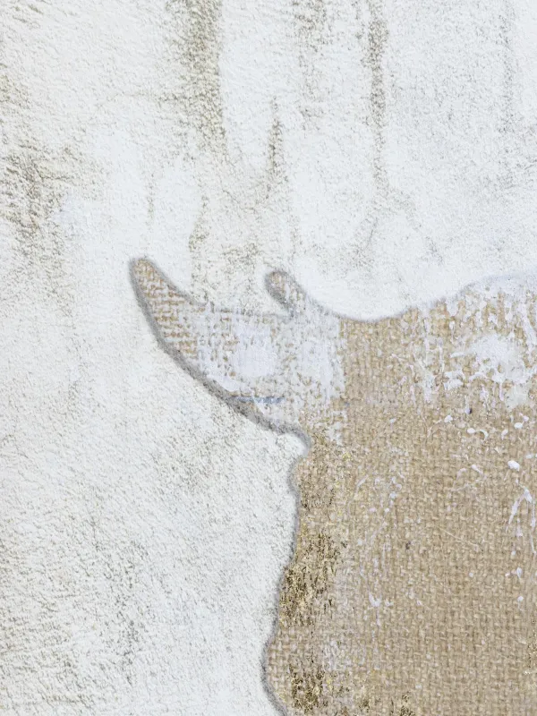 Жақтаудағы сурет, 93х62 см, Кенеп, Жылқы, Minimalist, image-3