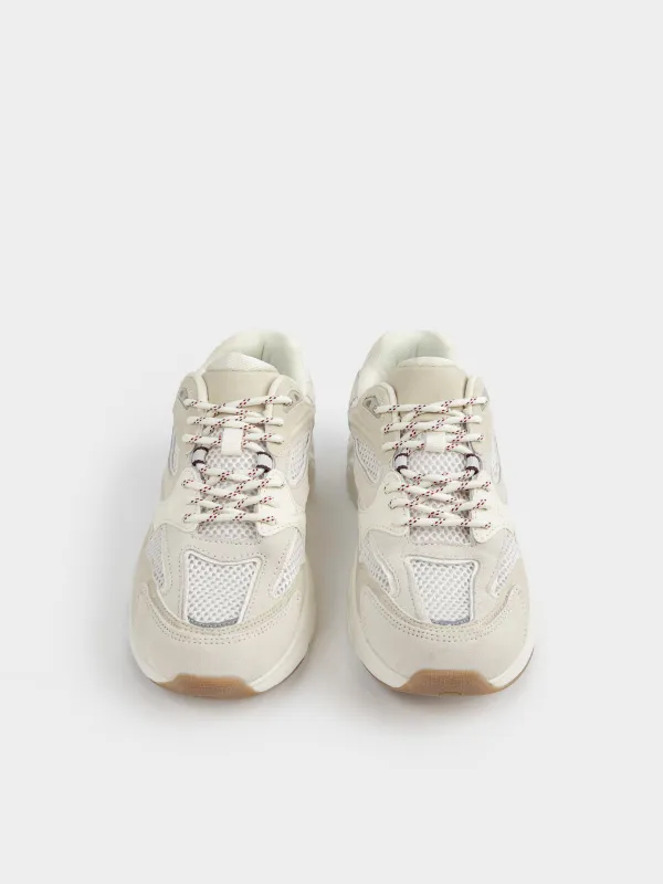 Кроссовки бежево-серые, Renske, image-2