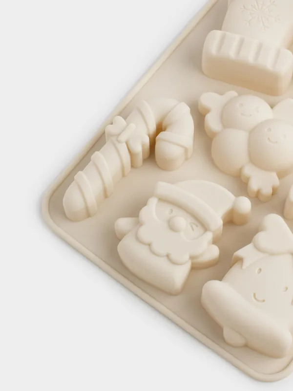 Кекстерді пісіруге арналған қалып, 21х16 см, 7 бөлім, силикон, сүт түстес, Үй, Bakery, image-3