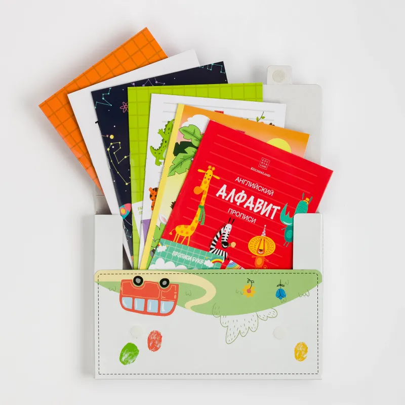 Набор развивающих тетрадей, 23х17 см, 8 л, 10 шт, бумага, Алфавит и творчество, Creative, image-0