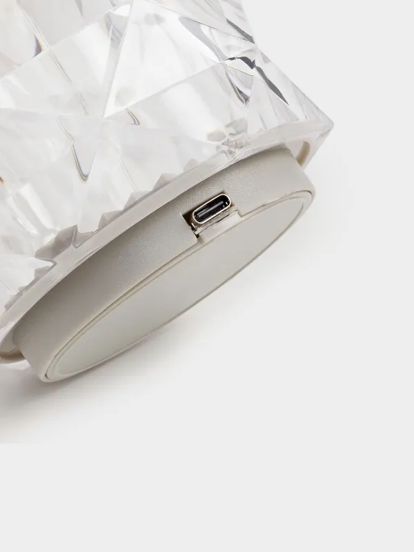 Сенсорлық шам, 13 см, сымсыз, пластик / металл, Ромб, Rhombus, image-2