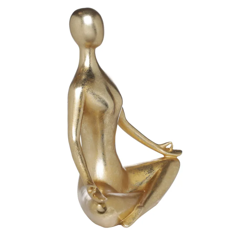 Статуэтка, 26 см, Поза лотоса, Face, image-1