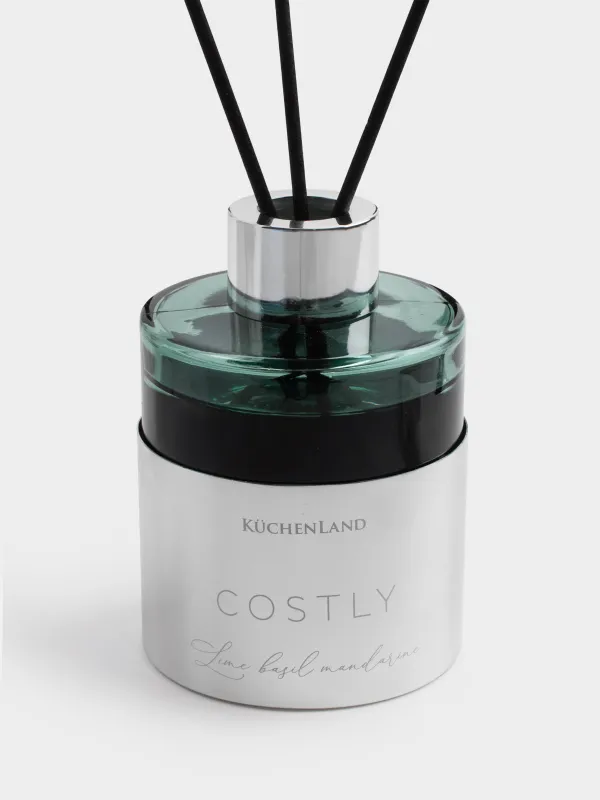 Ароматический диффузор, 120 мл, Lime basil and mandarine, Costly, image-1