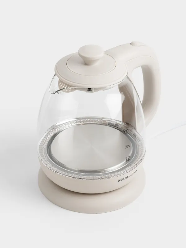 Чайник электрический, 1 л, 900-1100 Вт, с подсветкой, Progress plus, image-2
