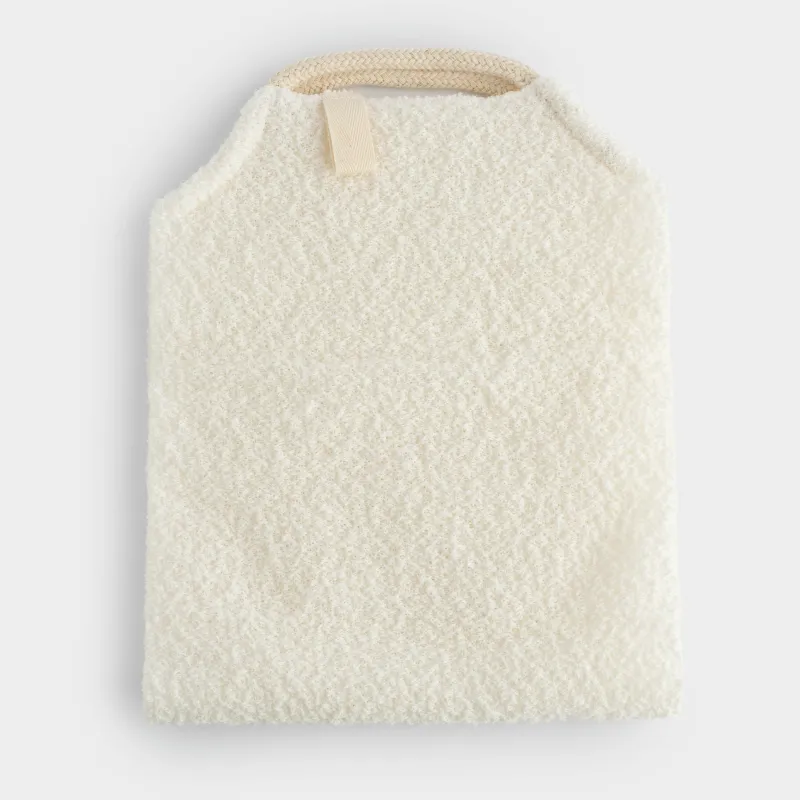 Денеге арналған жуғыш-таспа, 45х19 см, қабыршақтайтын, полиэстер/нейлон, сүт түстес, Unique spa, image-1