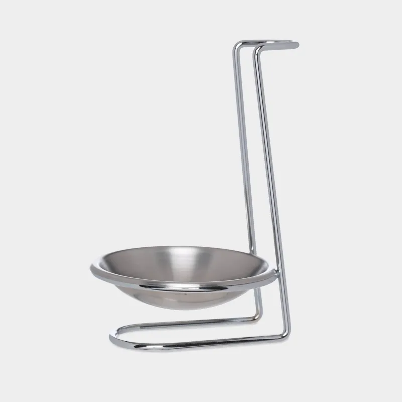 Шөміш / қасық тұғыры, 18 см, тұтқасы бар, болат, Egoist