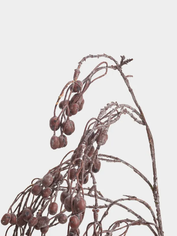 Ветка декоративная, 1,1 м, полиэтилен/бумага, Коричневые ягоды, Colors autumn decor, image-3