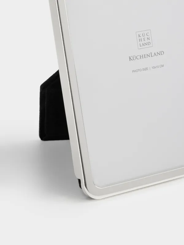 Фото жиектеме, 11х16 см, металл/шыны, күміс, Fantastic, image-2