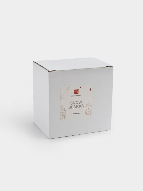 Майлық салғыш, 9 см, керамика, сүт түстес, Үй, Snow sparks, image-5