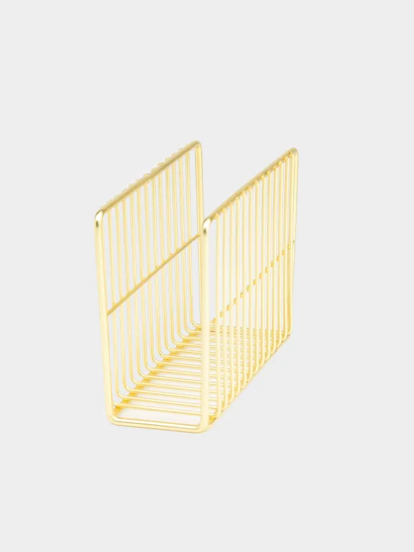 Майлық ұстағыш, 13 см, металл, алтын, Twist gold, image-2