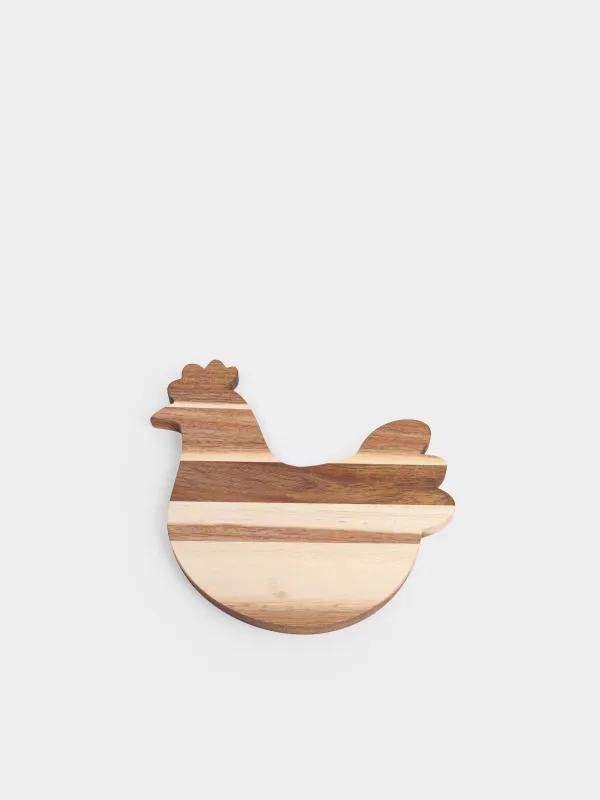 Жұмыртқа тұғыры, 26х26см, 6 бөлім, ағаш, Тауық, Noble tree, image-4