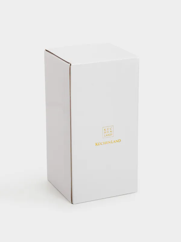 Стакан, 15 см, 270 мл, стекло Р, серый градиент, Узоры, Gala, image-4