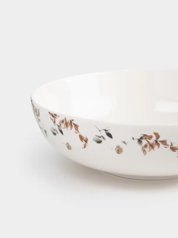 Сорпа тәрелкесі, 19х6 см, 2 дана, фарфор N, Күзгі гүлдер, Refined floral, image-6