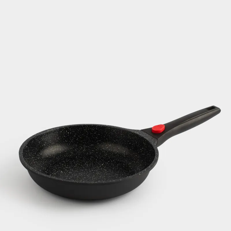 Сковорода, 24 см, съемная ручка, с покрытием, алюминий, Solution Red 2