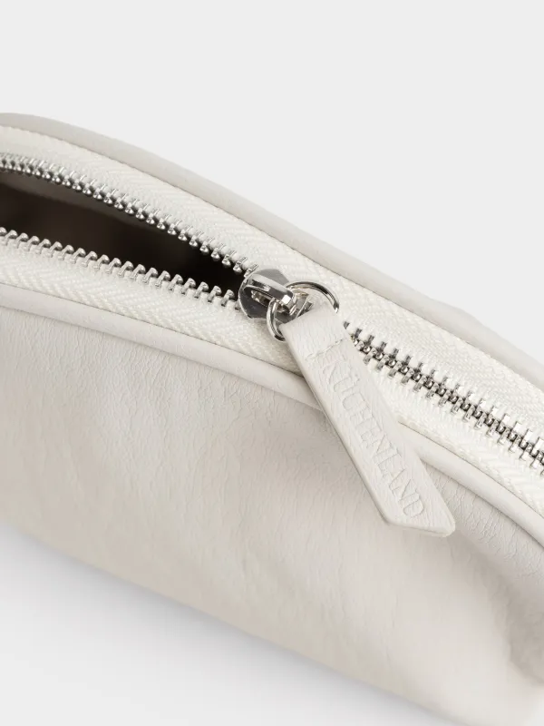 Косметикалық сөмке, 16х12 см, полиуретан, сұр, Narrow, image-3