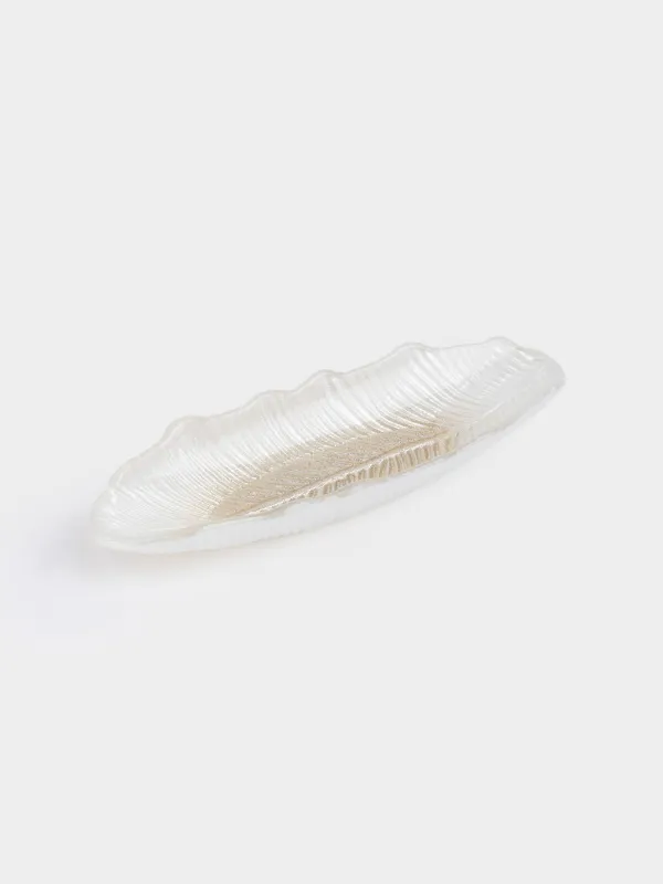 Блюдо, 27х10х3 см, Лист, Angle, image-0