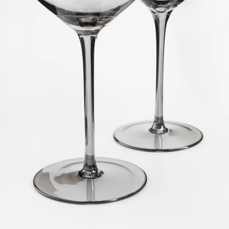 Қызыл шарап бокалы, 560 мл, 2 дана, шыны, сұр, Charm l Color, image-1