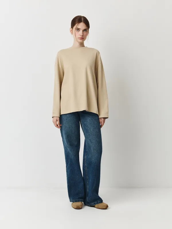 Лонгслив бежевый, Tete, image-1