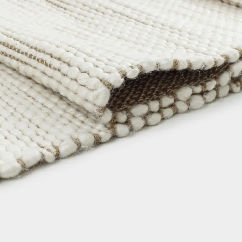 Кілем, 80х200 см, полиэстер/джут/мақта, сарғылт-қоңыр-сүт түстес, Vincent, image-3