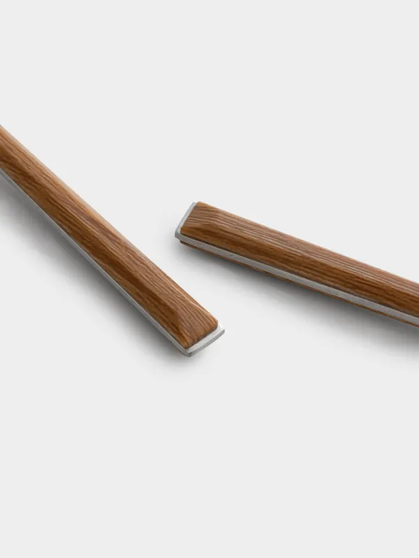 Асхана шанышқысы, 2 дана, болат / пластик, қоңыр, Prague, image-3