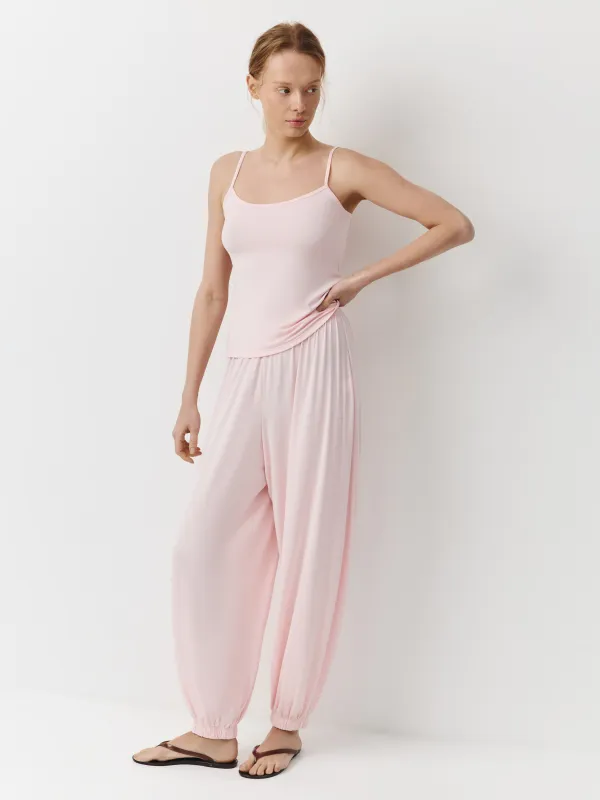 Әйелдер шалбары, үйге арналған, өлшемі S, бамбук/эластан К, қызғылт, Elodie, image-2