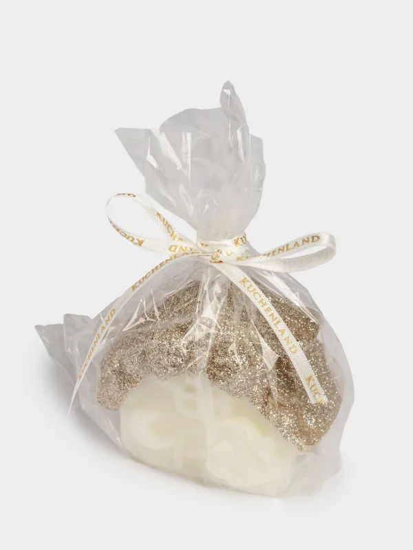 Свеча, 8x6 см, с блестками, Домик, House shape, image-3