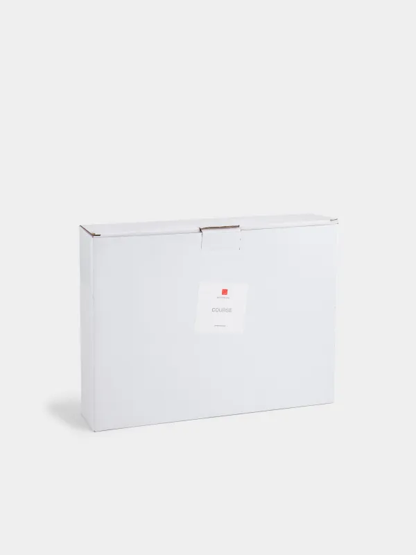 Доска разделочная, 29х19 см, 4 шт, в подставке, пластик, бежевый микс, Course, image-6