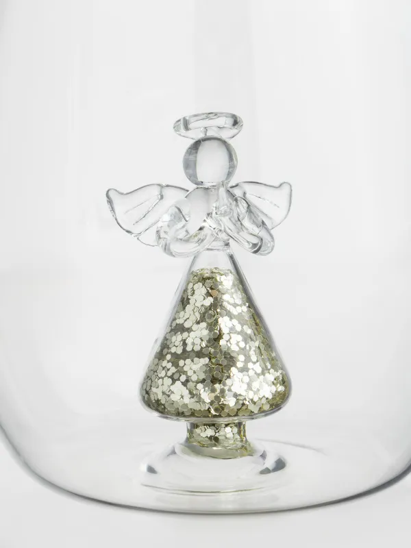 Кружка, 500 мл, стекло Б, Ангел с блестками, Shape, image-3