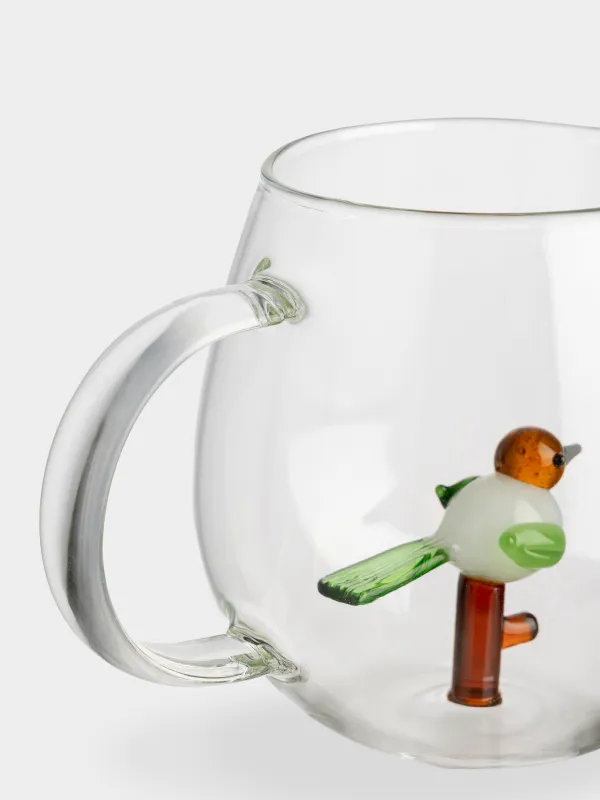 Саптыаяқ, 430 мл, шыны Б, Құс, Shape, image-3