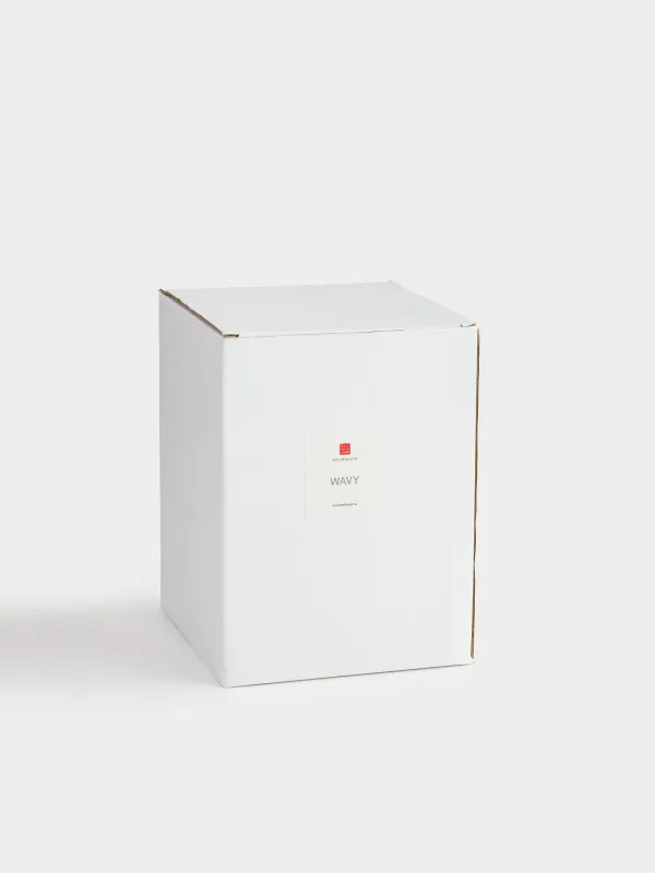 Ваза для цветов, 18 см, с ручками, Фактурные линии, Wavy, image-4