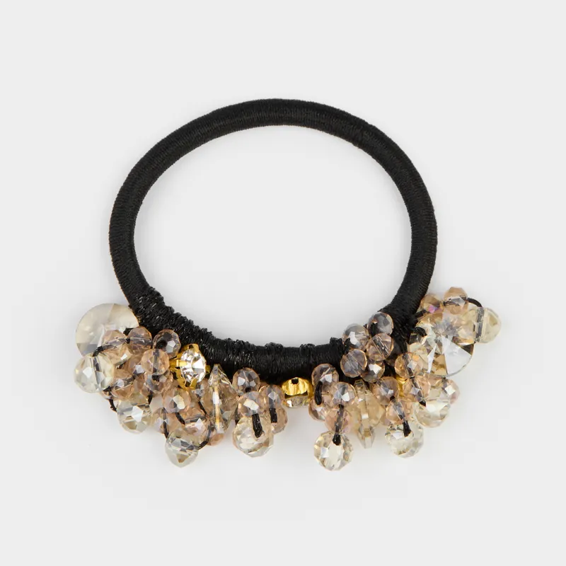 Шаш резеңкесі, 5 см, шыны, Кристалдар, Hair crystal