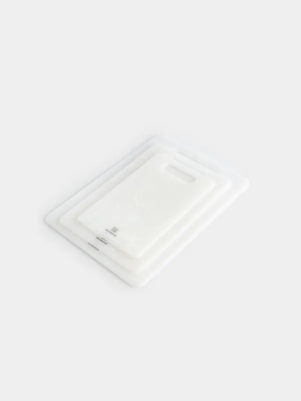 Кесу тақталарының жиынтығы, 25/30/35 см, 3 дана, пластик, тікбұрышты, ақ, Maniera, image-5