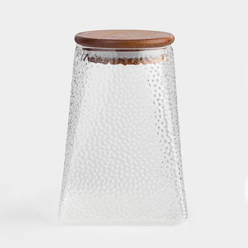 Сусымалы өнімдерге арналған құты, 950 мл, шыны/ағаш, Relli wood