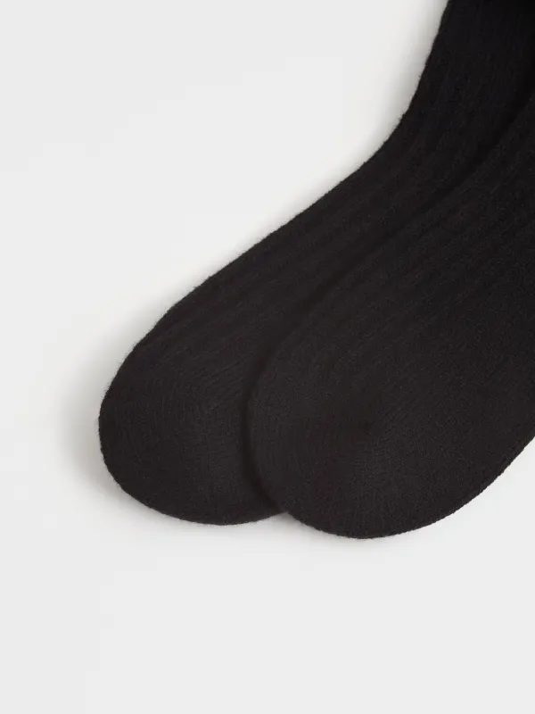 Әйелдер шұлықтары, өлшемі 36-38, қырлы, акрил/полиэстер, қара, Дизайн, Acrylic warm, image-3